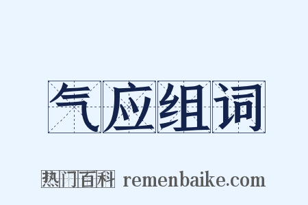 气应组词是什么意思的图片